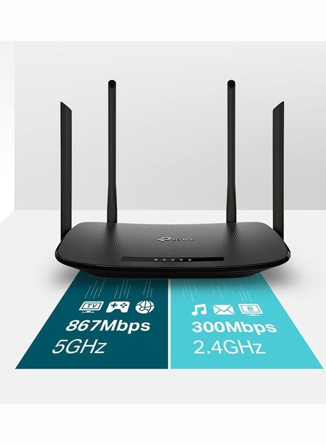 Archer VR300 AC1200 Wireless VDSL/ADSL Modem Router Black thumbnail 2
