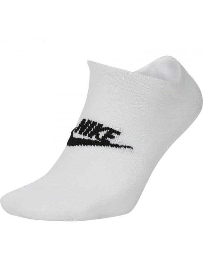 NSW Everyday Essentials No-Show Socks (Pack of 3) White/Black thumbnail 4