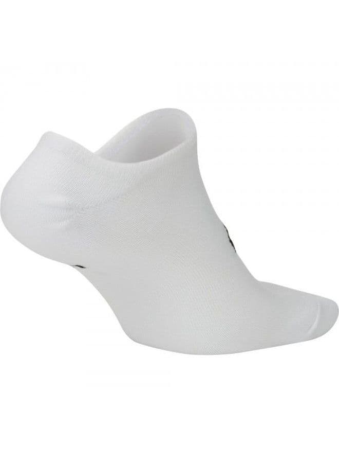 NSW Everyday Essentials No-Show Socks (Pack of 3) White/Black thumbnail 3