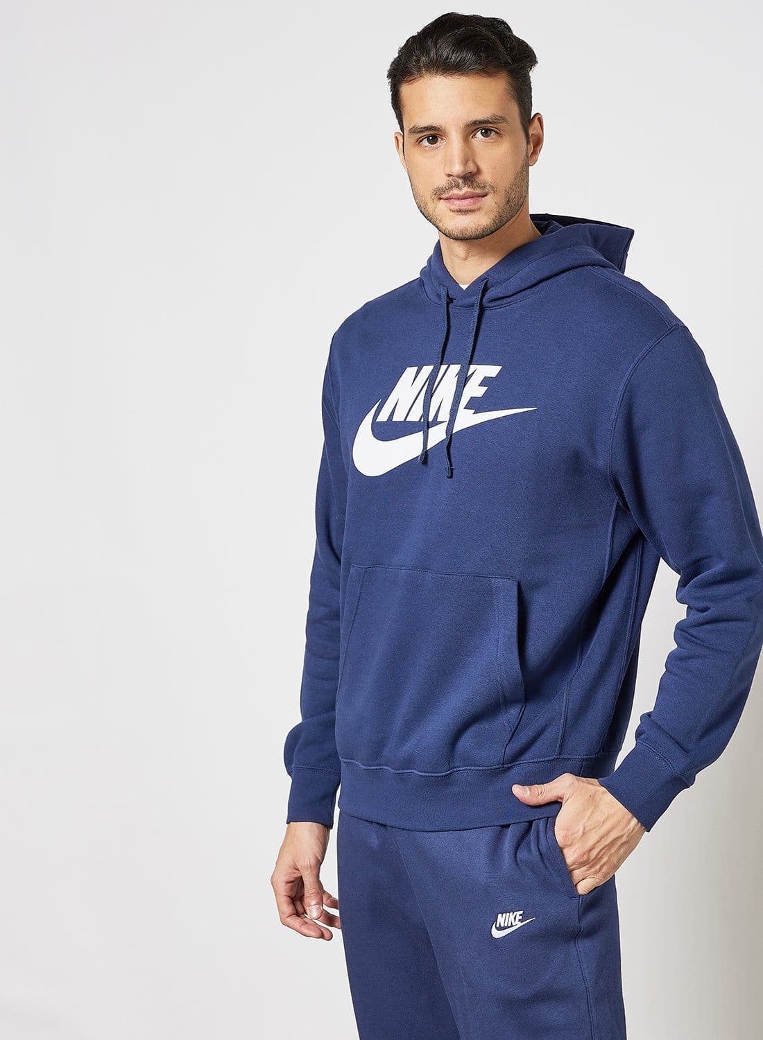 Sportswear Club Graphic Hoodie Blue thumbnail 2